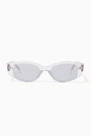 Dixy Cat-eye Sunglasses in Acetate       