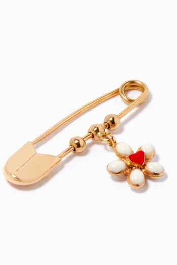 Flower Baby Pin in 18kt Yellow Gold  