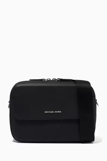 Hudson Crossbody Bag in Pebbled Leather 