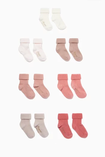 Socks in Cotton, Set of Seven