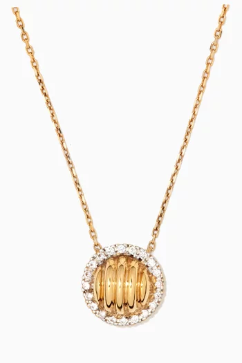 Diamond Pendant Necklace in 18kt Yellow Gold