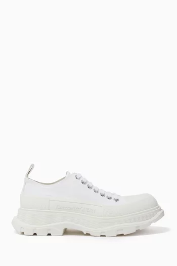 Tread Slick Lace-up Shoes in Cotton Canvas