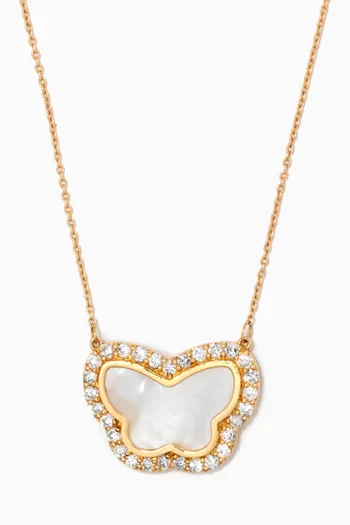 Alina Diamond Necklace in 18kt Yellow Gold  
