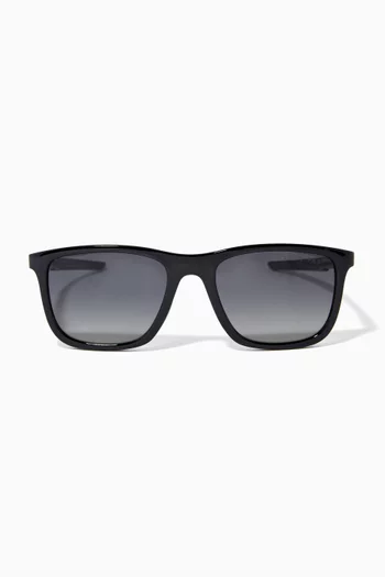Rectangular Sunglasses in Nylon Fibre