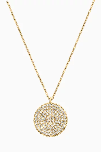 Icon Diamond Pendant Necklace in 14kt Yellow Gold