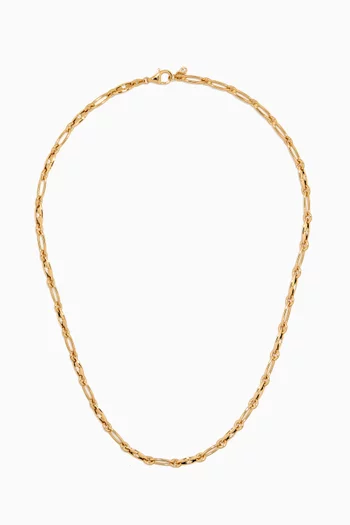 Celestial Orbit Sapphire Necklace in 18kt Gold-vermeil