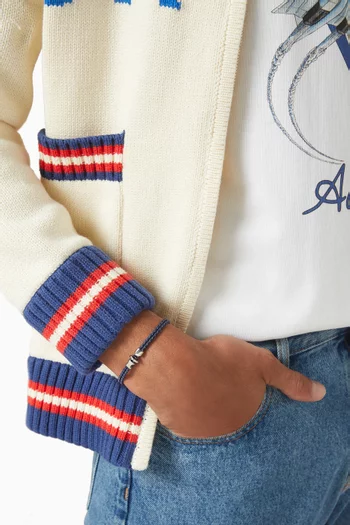 سوار أورسون فضة إسترلينية بحبل مطاطي وعروة