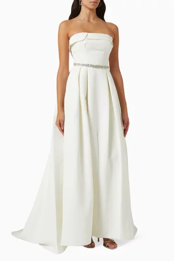 Brielle Embellished Waistband Gown 