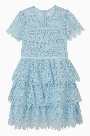 Guipure Circle Dress in Lace 