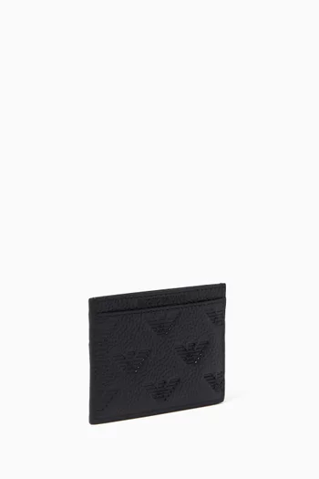 Minorca Eagle Card Holder in Leather