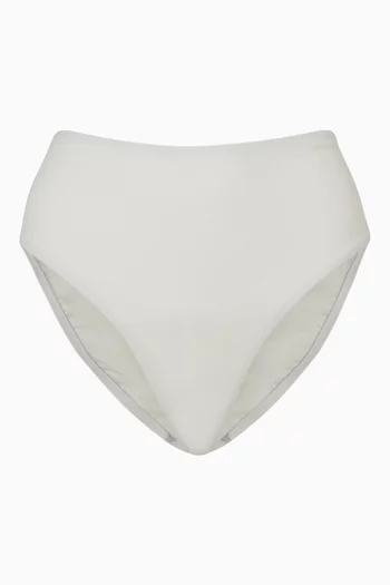 High-waist Bikini Briefs in Recycled Nylon