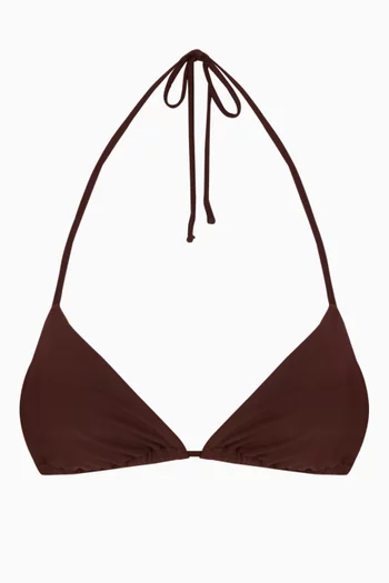 The String Triangle Top in Recycled Nylon