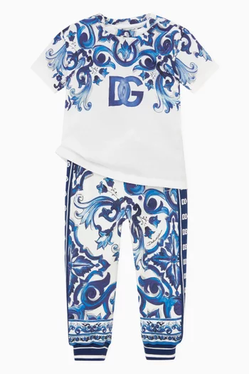 Maiolica Trackpants in Cotton