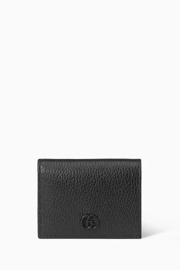 GG Marmont Card Case Wallet in Leather