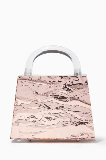 Eva Bag in Mirrored Acrylic  