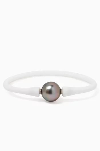 Pearl Bracelet in Rubber