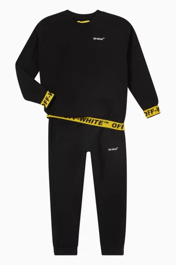 Logo Industrial Sweatpants in Cotton