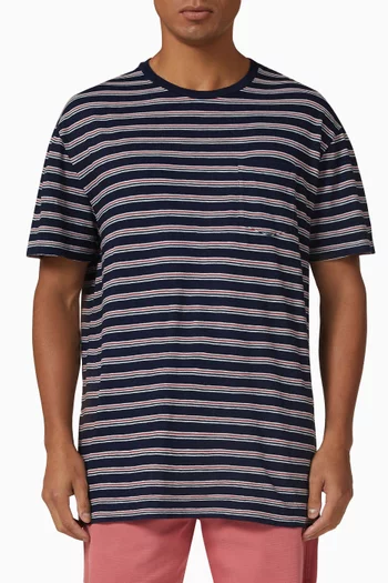 Striped T-shirt in Cotton Jersey  
