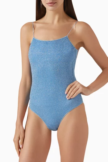 Lumiére Maillot Swimsuit in Lurex
