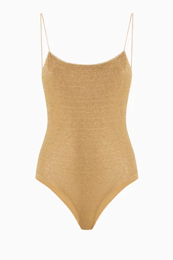 Lumiére Maillot One-piece Swimsuit in Lurex