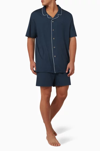 Short Pyjama Set in Basel Modal-stretch