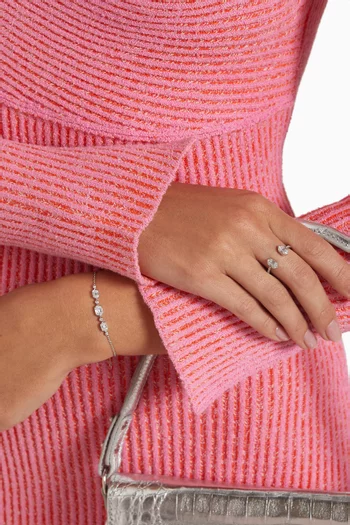 Palace Baguette Diamond Open Ring in 18kt White Gold