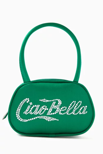 Super Amini Ciao Bella Top-handle Bag in Satin