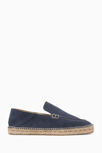 Traveler Loafer Espadrilles in Suede