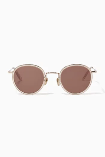 Erno Sunglasses in Metal & Acetate