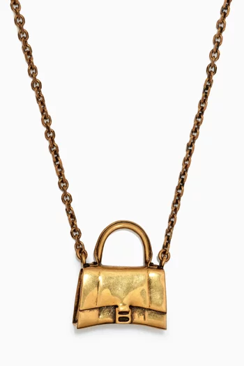 Bag Necklace in Brass 