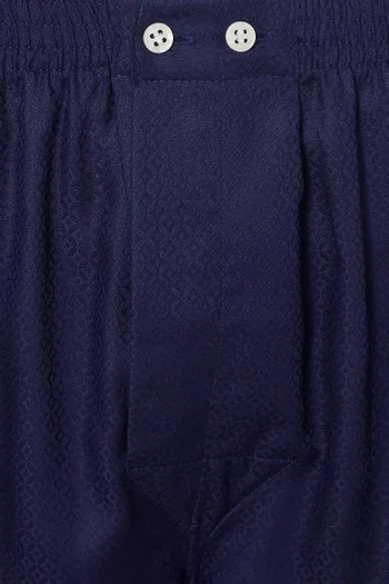 Lombard Boxer Shorts in Cotton Jacquard