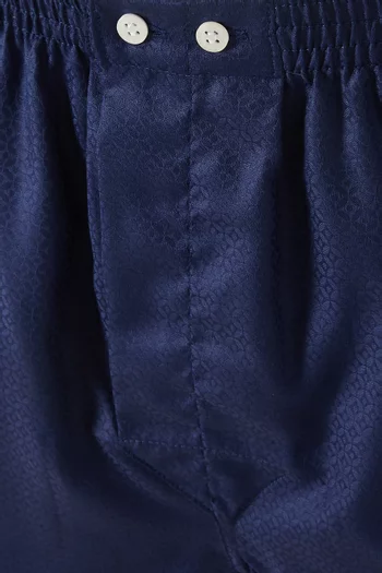 Lombard Boxer Shorts in Cotton Jacquard