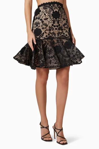 Dahlia Mini Skirt in Lace