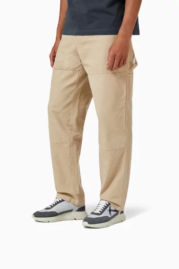 Genesis Stripe Bee Bird Sneakers in Leather