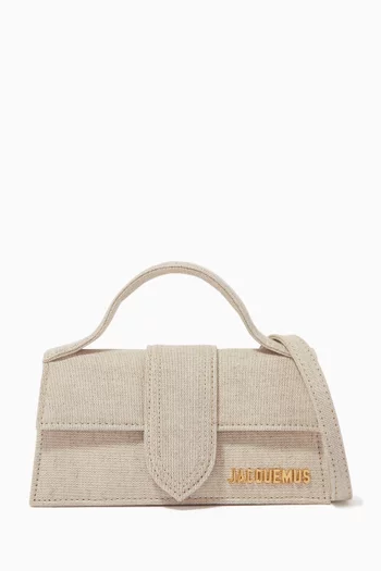 Le Bambino Mini Flap Bag in Linen