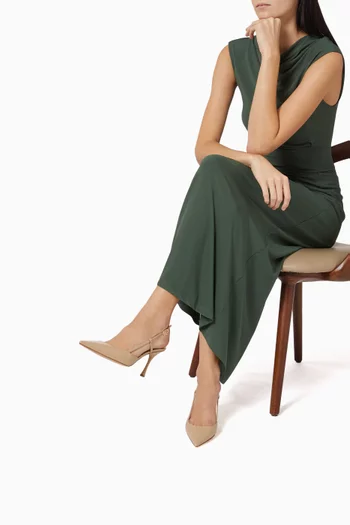 Ascent 85 Slingback Pumps in Leather