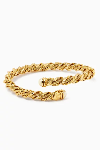 Bonnie Pearl Bracelet in 24kt Gold-plated Metal