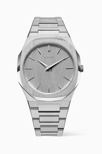 Linen Ultra Thin Bracelet Watch, 40mm