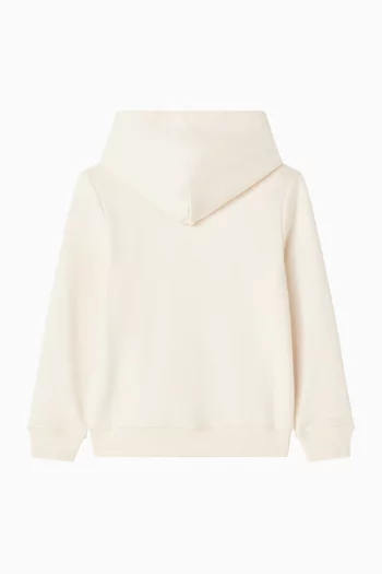 Logo-print Hoodie in Organic Cotton