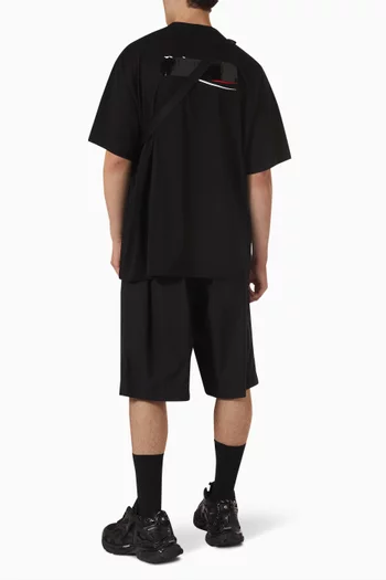 تي شيرت جيرسيه باهت بشعار الماركة بتصميم حملة انتخابية