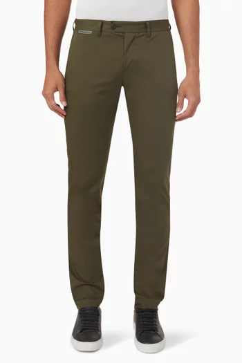 Slim-fit Stretch Chino Pants in Cotton