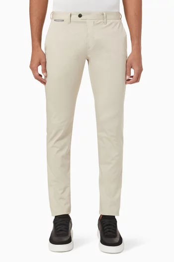 Slim-fit Stretch Chino Pants in Cotton