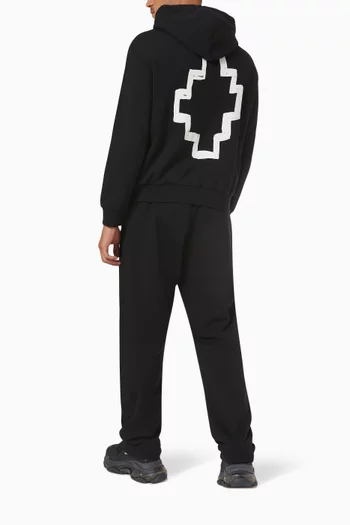 Cross Over Hoodie in Cotton