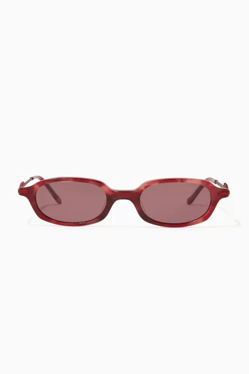 Carolyn Sunglasses in Metal & Acetate
