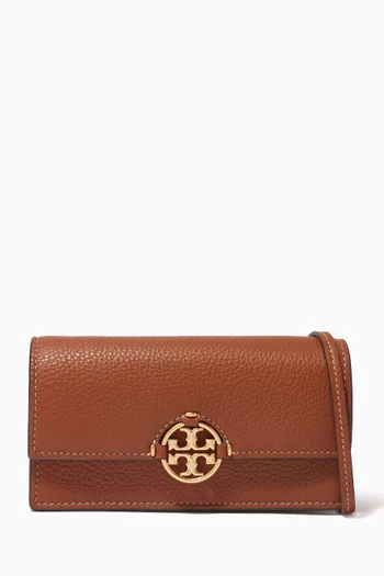 Miller Crossbody Wallet in Smooth Leather