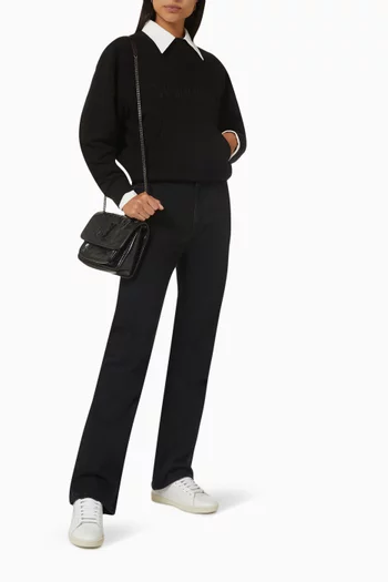 Logo-embroidered Sweatshirt in Cotton