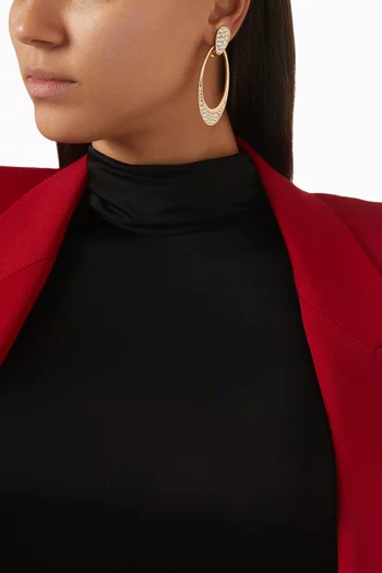 أقراط بتصميم حلقة الباب بمشبك من التسعينيات مجموعة ريديسكفورد