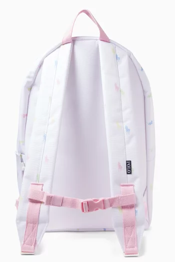 Logo-printed Backpack in Nylon