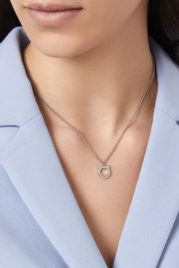 Gancini Pendant Necklace