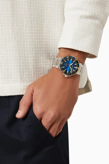 Aquis Date Calibre 400 Automatic Watch, 41.5mm